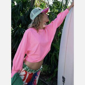 Free People Movement Flamingo Fizz Long Sleeve Inspire Layer Top